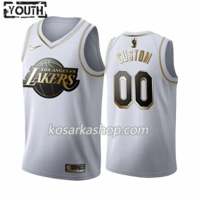 Dres Los Angeles Lakers Prilagođeni Nike 2019-20 Bijela Golden Edition Swingman - Dječji